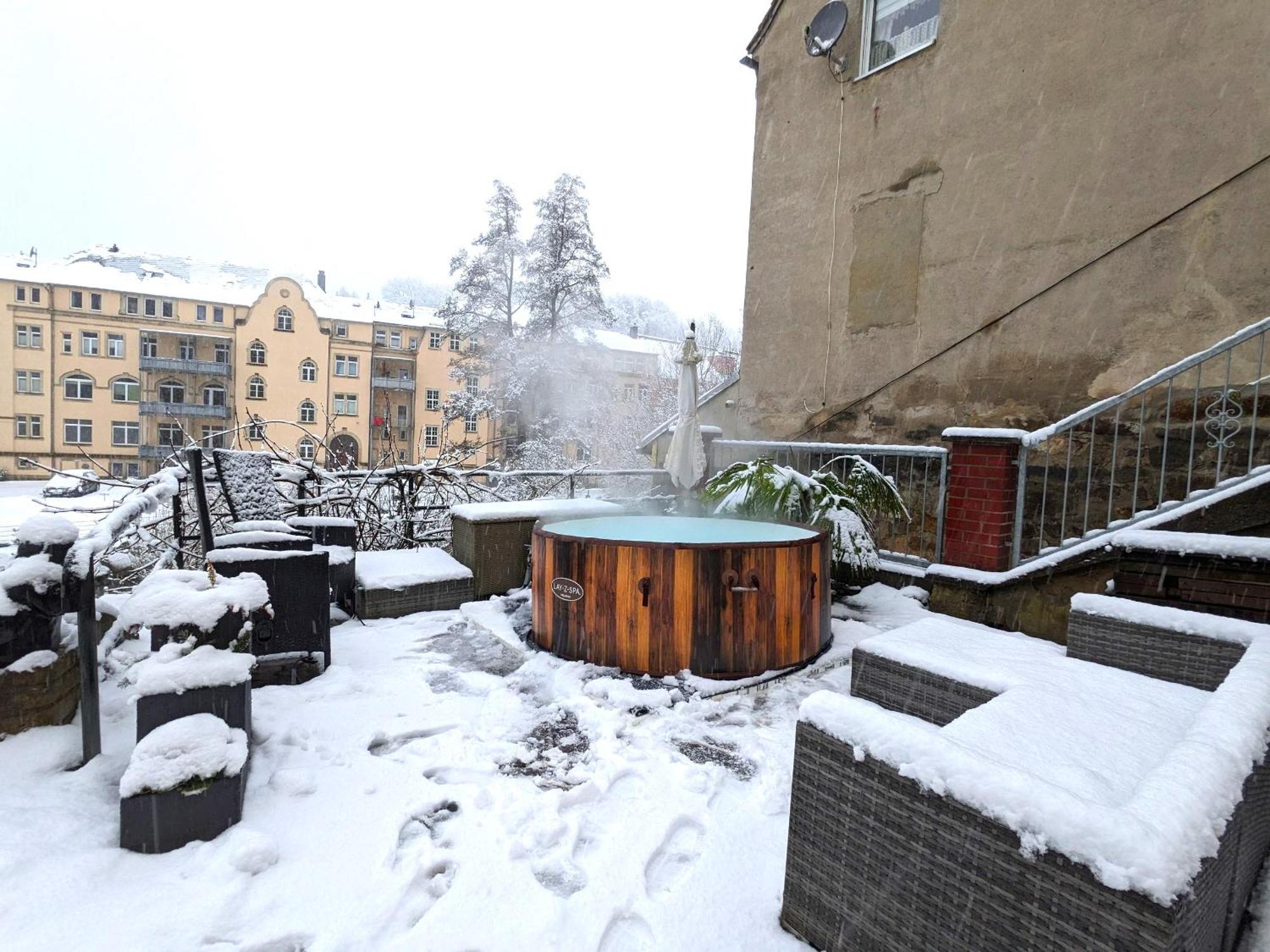 Urlaubsmagie - Sauna&Whirlpool Zum Entspannen - Hw1 Sebnitz Exterior foto